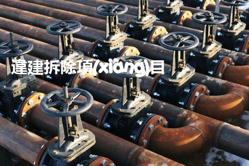 違建拆除項(xiàng)目：重塑都市風(fēng)貌，共建和諧家園